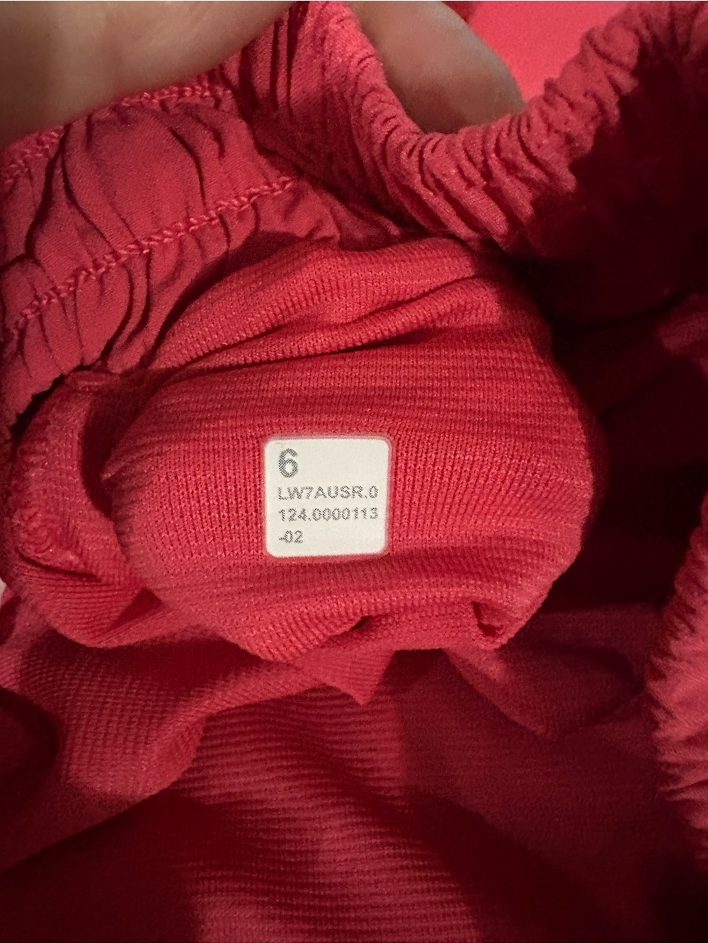 Lululemon Size 6 Coral Orange Running Shorts Athletic Workout - Picture 4 of 6